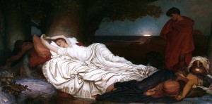 Cymon and Iphigenia by Lord Frederic Leighton